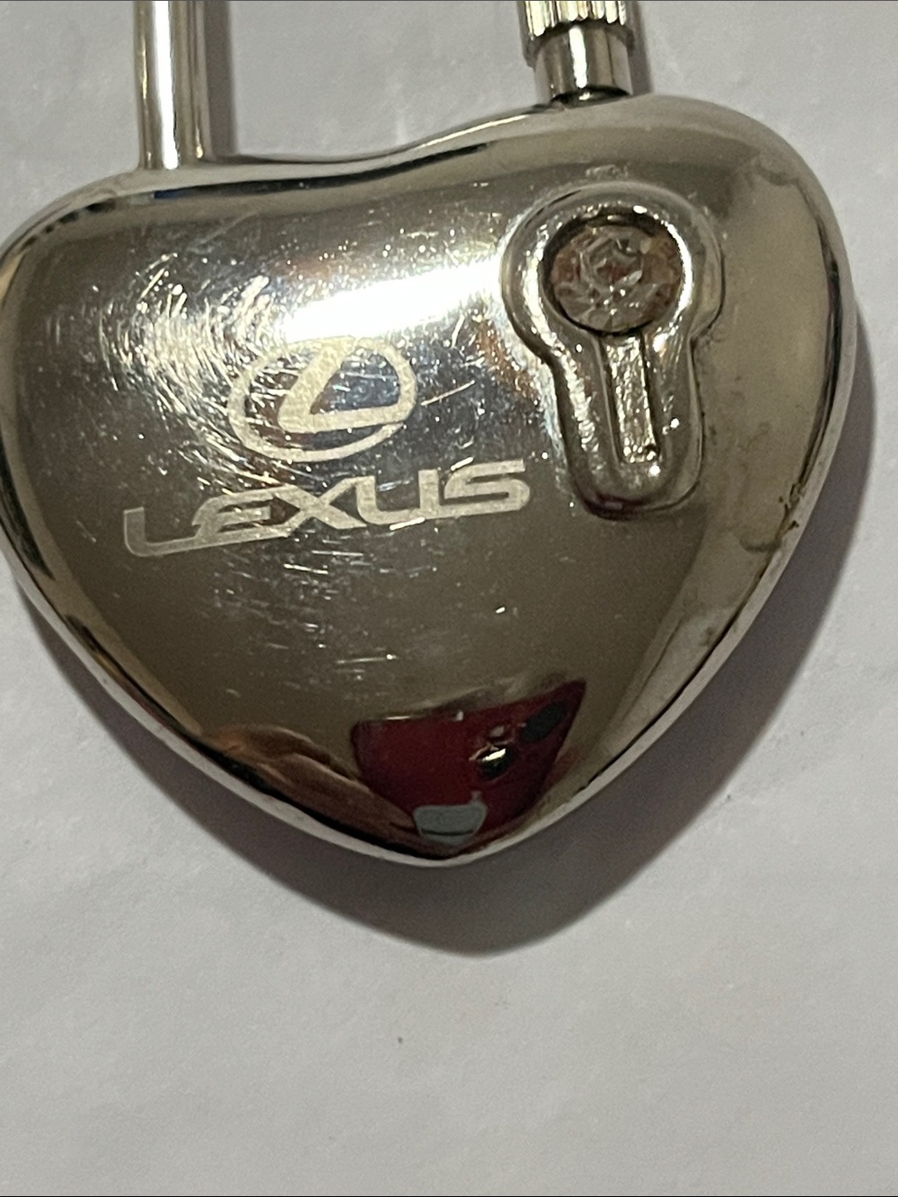Lexi’s Padlock Keychain,Silver padlock, - Picture 2 of 5